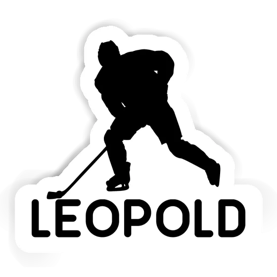 Sticker Hockey Player Leopold Laptop Image