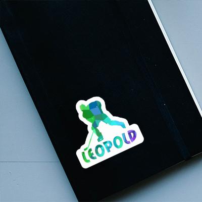 Autocollant Joueur de hockey Leopold Notebook Image