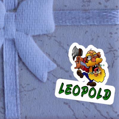 Leopold Sticker Lumberjack Notebook Image