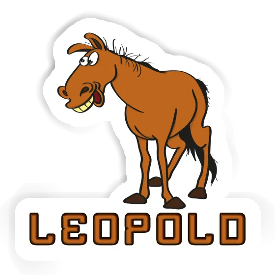 Sticker Leopold Pferd Gift package Image