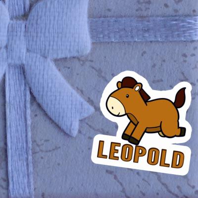 Leopold Autocollant Cheval Notebook Image