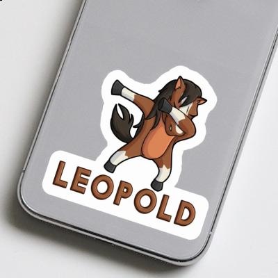 Dabbing Horse Sticker Leopold Gift package Image