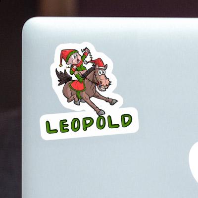 Leopold Aufkleber Reiter Laptop Image