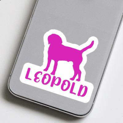 Hund Sticker Leopold Gift package Image