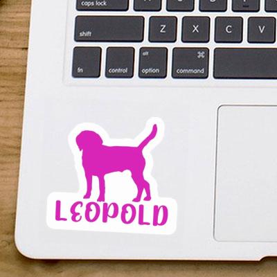 Hound Sticker Leopold Laptop Image