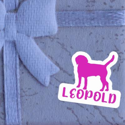 Hund Sticker Leopold Notebook Image