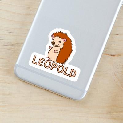 Hedgehog Sticker Leopold Notebook Image