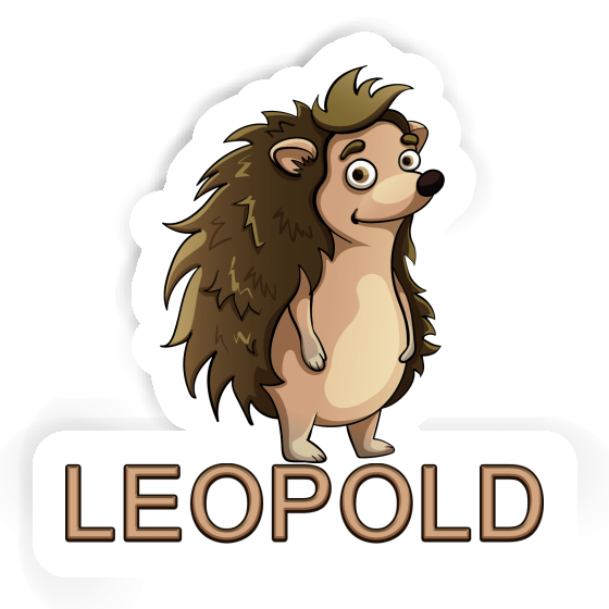 Sticker Hedgehog Leopold Notebook Image