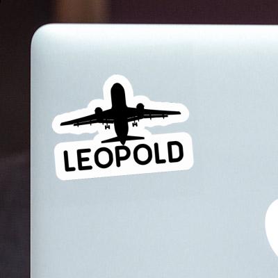 Sticker Leopold Jumbo-Jet Notebook Image