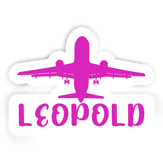 Jumbo-Jet Autocollant Leopold Laptop Image