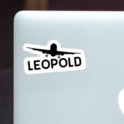 Flugzeug Aufkleber Leopold Laptop Image