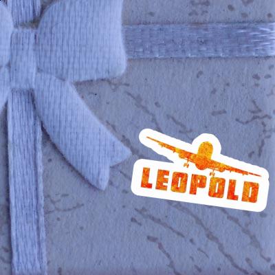 Leopold Sticker Airplane Gift package Image