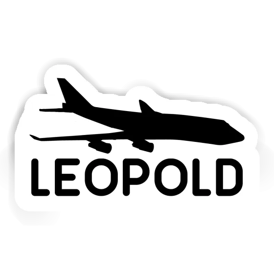 Autocollant Leopold Jumbo-Jet Laptop Image