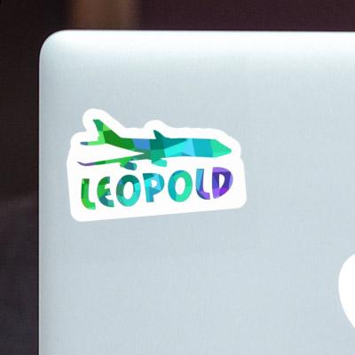 Sticker Leopold Jumbo-Jet Laptop Image