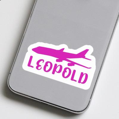 Sticker Leopold Jumbo-Jet Notebook Image