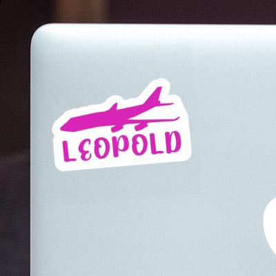 Sticker Leopold Jumbo-Jet Laptop Image