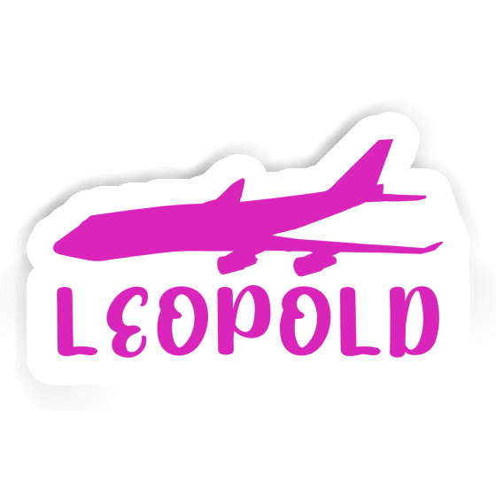 Sticker Leopold Jumbo-Jet Laptop Image