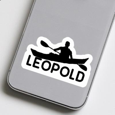 Sticker Kajakfahrer Leopold Notebook Image