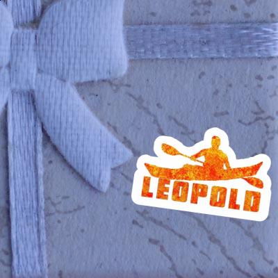 Kayaker Sticker Leopold Laptop Image