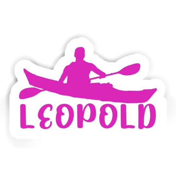 Autocollant Kayakiste Leopold Notebook Image