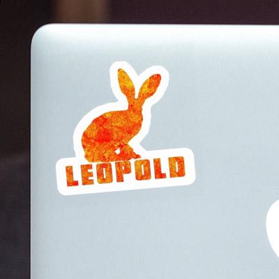 Sticker Leopold Rabbit Image