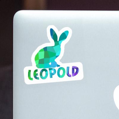 Leopold Sticker Rabbit Notebook Image