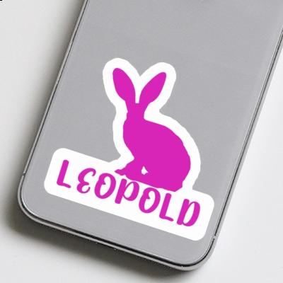 Leopold Sticker Rabbit Notebook Image