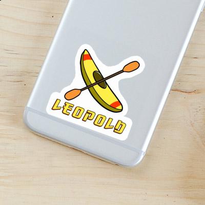 Leopold Sticker Canoe Laptop Image