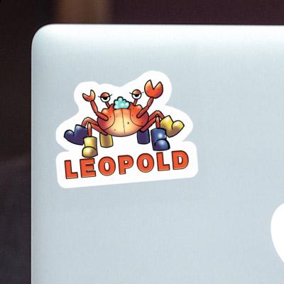 Sticker Leopold Crab Notebook Image