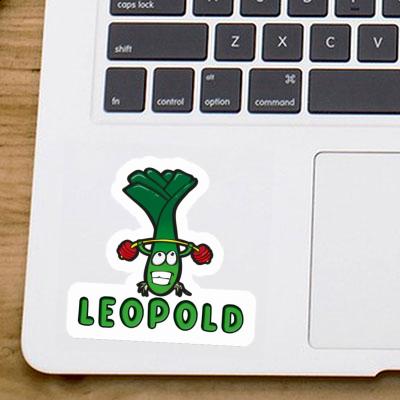 Leopold Aufkleber Lauch Laptop Image