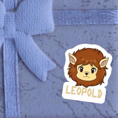 Leopold Sticker Lion Notebook Image