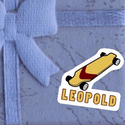 Sticker Leopold Longboard Notebook Image