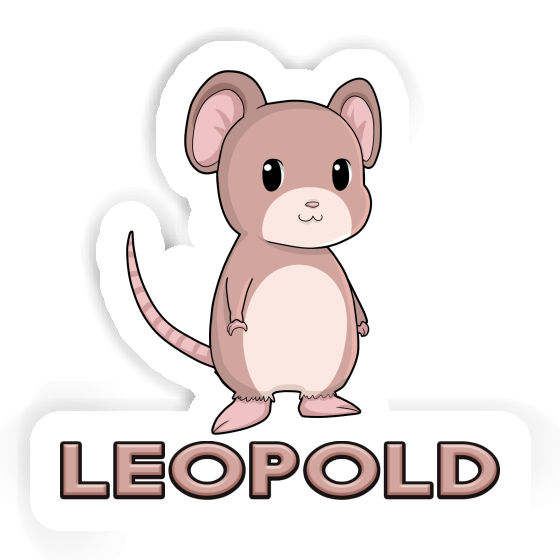 Autocollant Souris Leopold Gift package Image