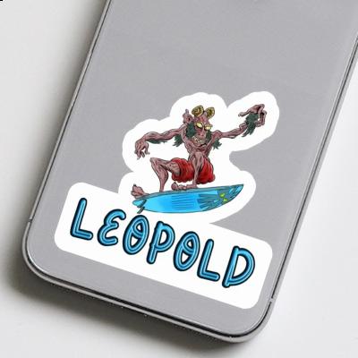 Leopold Autocollant Surfeur Notebook Image