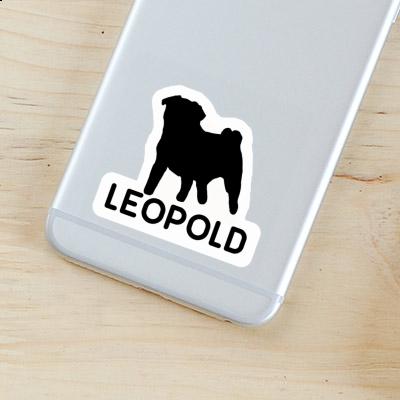 Pug Sticker Leopold Gift package Image