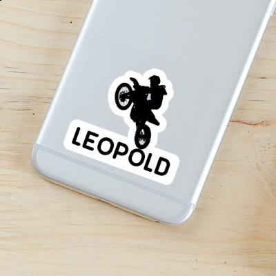 Sticker Motocross Jumper Leopold Laptop Image