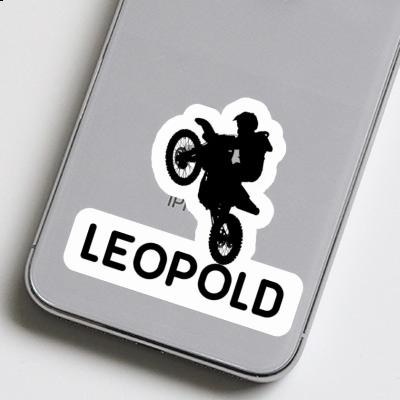 Motocrossiste Autocollant Leopold Laptop Image