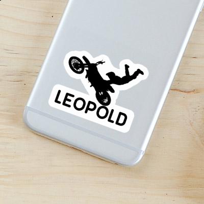 Leopold Sticker Motocross-Fahrer Image