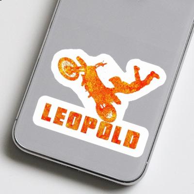 Aufkleber Leopold Motocross-Fahrer Gift package Image