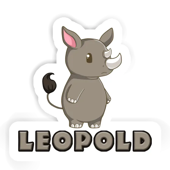 Autocollant Rhino Leopold Gift package Image