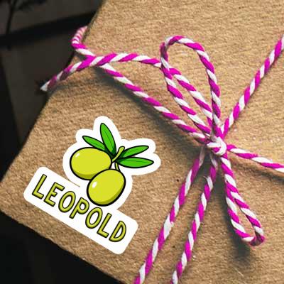 Olive Sticker Leopold Image