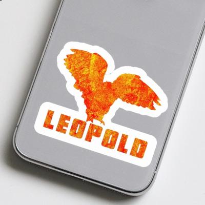 Owl Sticker Leopold Notebook Image