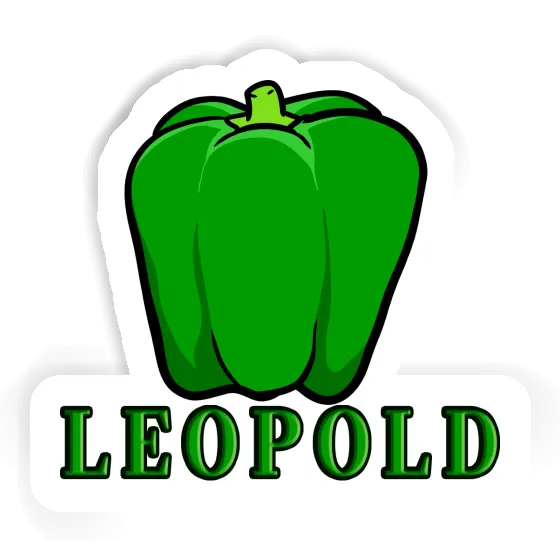 Leopold Sticker Pepper Notebook Image