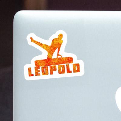 Leopold Sticker Gymnast Notebook Image