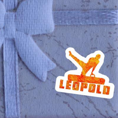 Leopold Sticker Gymnast Notebook Image