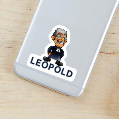 Leopold Sticker Pastor Image