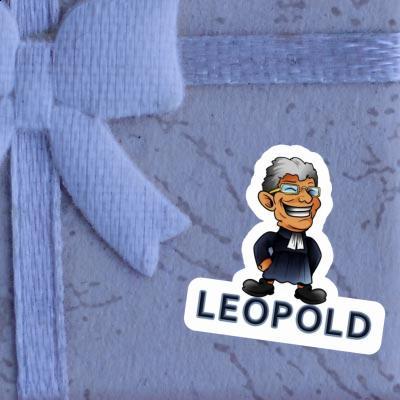 Leopold Sticker Pastor Laptop Image