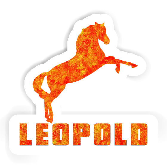 Sticker Leopold Horse Image