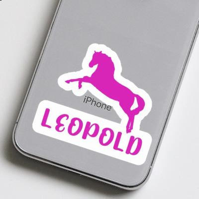 Sticker Leopold Horse Gift package Image