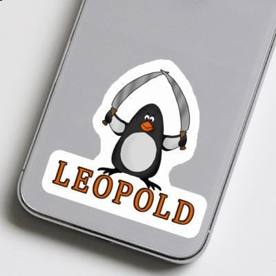 Leopold Autocollant Pingouin Gift package Image